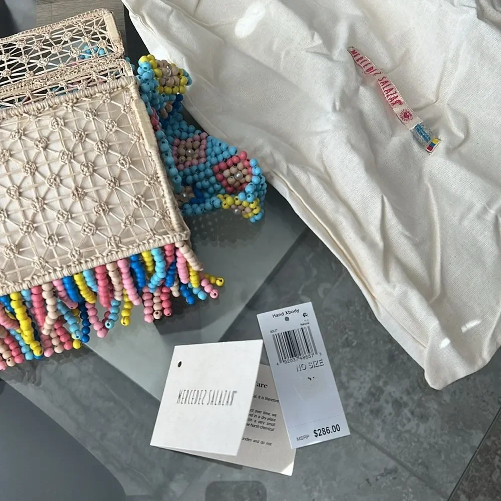 Mercedes Salazar Revolve* I Want To Hold Your Hand Crossbody Bag, NWT - Picture 9 of 14